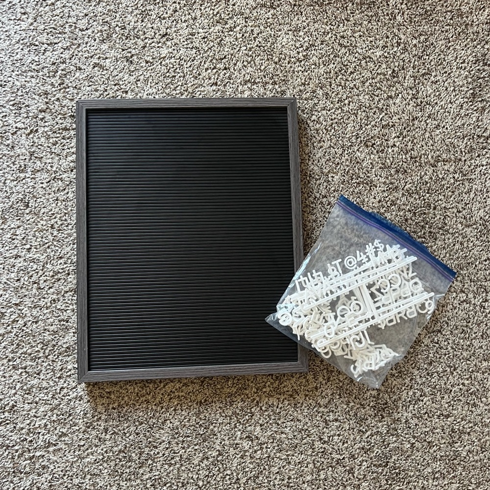 Customizable Letter Board